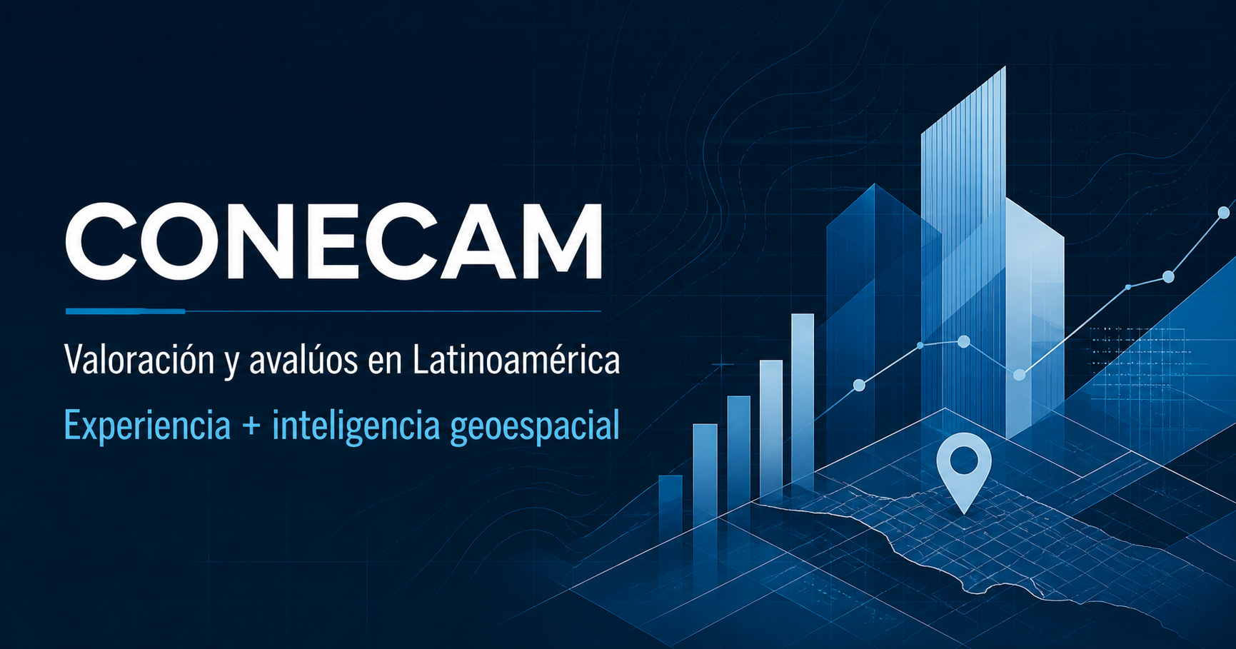 CONECAM: valoración y avalúos en Latinoamérica, experiencia e inteligencia geoespacial